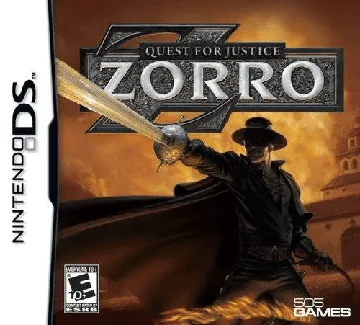 Zorro - Quest for Justice (USA) (En,Fr,De,Es,It) box cover front